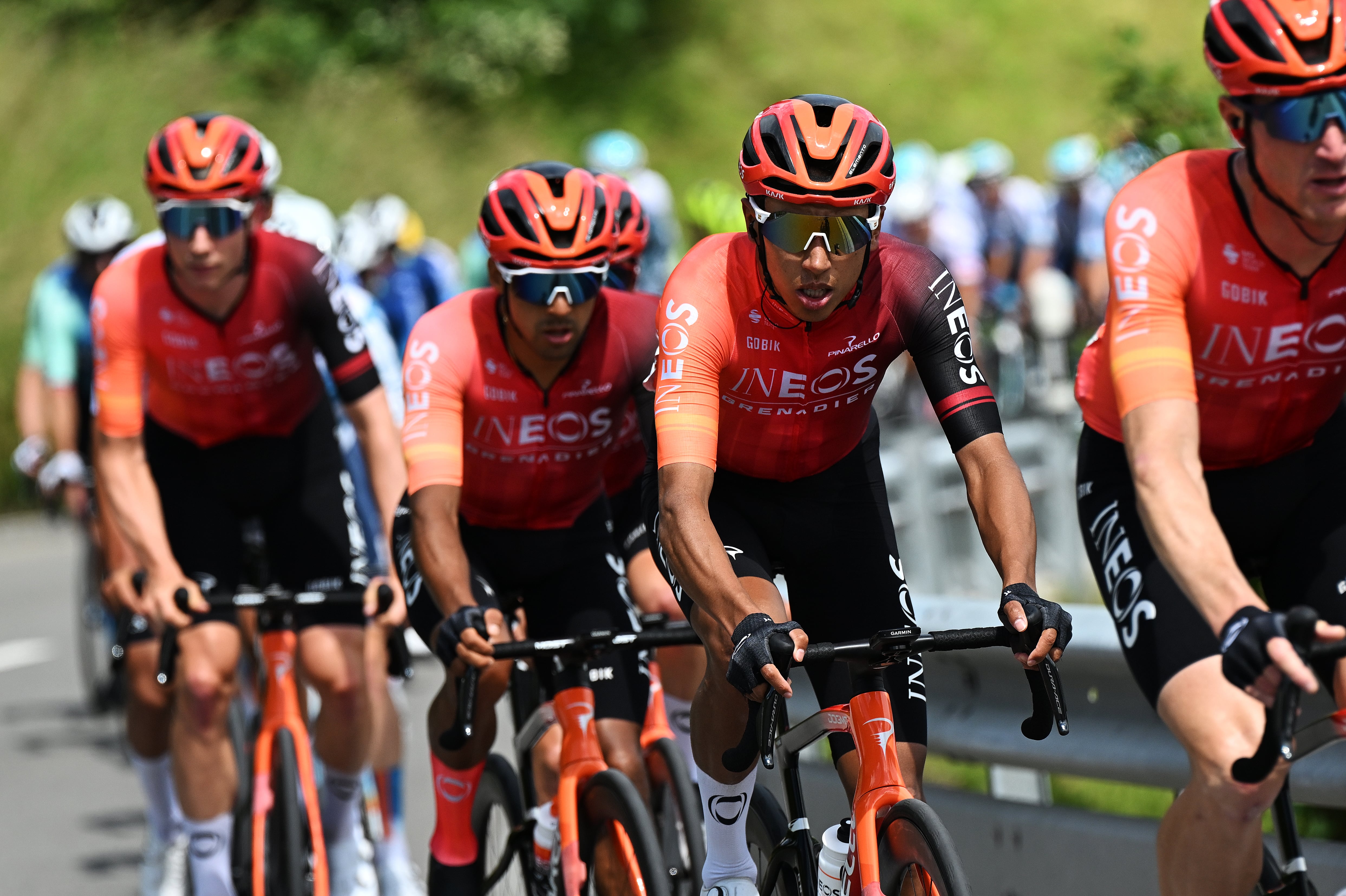Egan Bernal durante su participación en la Vuelta a Suiza.  (Photo by Tim de Waele/Getty Images)