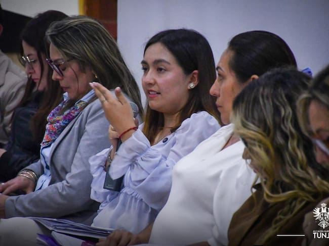 La alcaldesa (e) de Tunja María Paula Jiménez Gómez citó a todos sus secretarios a un Consejo de Gobierno ampliado / Foto: Alcaldía de Tunja.