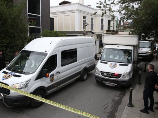La Policía turca muestra la residencia del cónsul saudí en Estambul