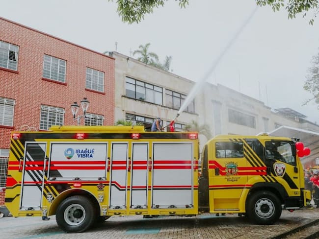 Nuevos elementos entregados al Cuerpo de Bomberos de Ibagué