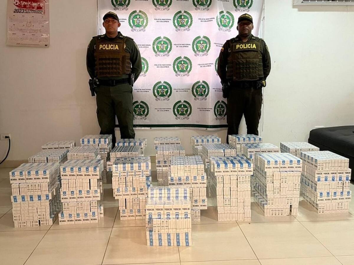 Policía incautó seis mil cajetillas de cigarrillos en carreteras de Bolívar