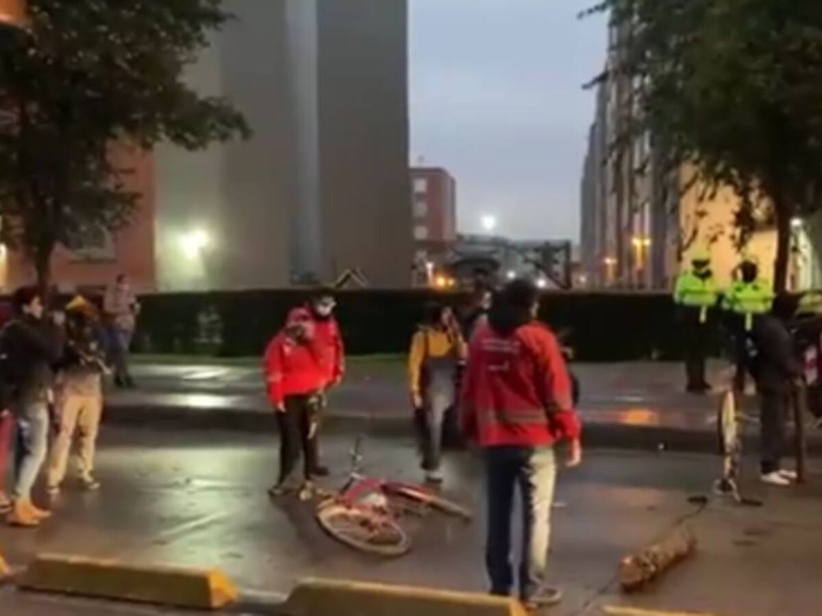 Bloqueos en Av. Suba por tala de árboles para ampliar estación de TM
