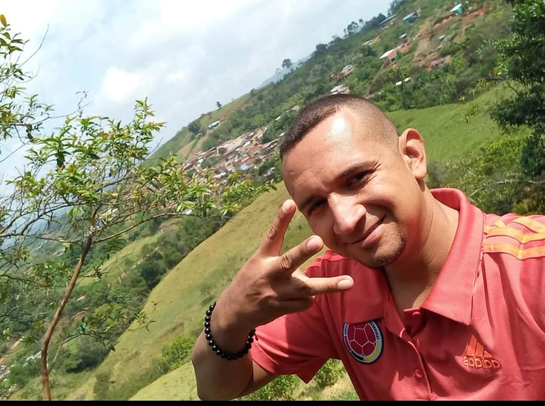 Yeri Gaitán, presidente de la JAC del Corregimiento de Villa Colombia - Jamundí / Foto: Redes sociales