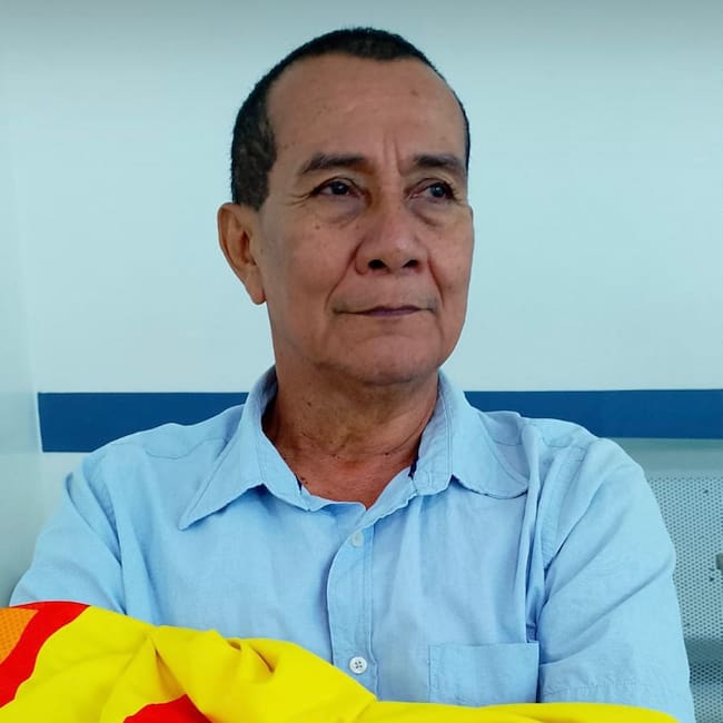 Eduardo Lizcano, líder secuestrado en San Cayetano. / Foto: Cortesía.