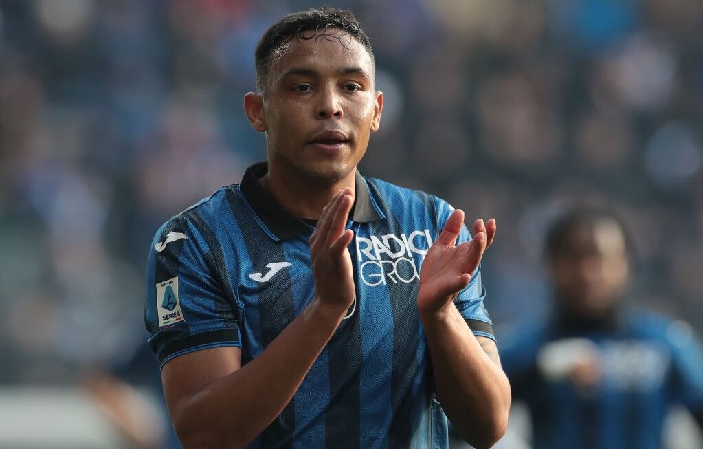 Luis Muriel durante su último año en Atalanta / Getty Images
