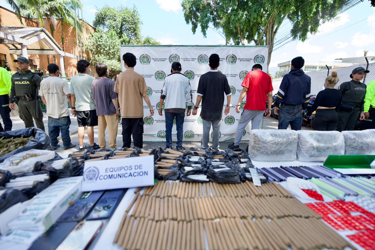 Caen nueve presuntos integrantes de “La Terraza” tras allanamientos en Medellín Foto: Alcaldía de Medellín