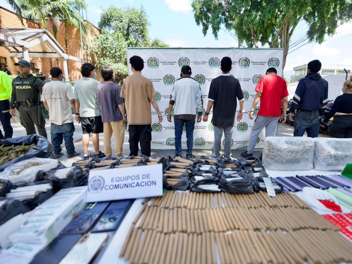 Caen nueve presuntos integrantes de “La Terraza” tras allanamientos en Medellín