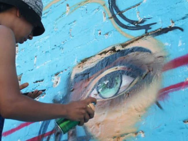 Grafiteros de Ibagué se unieron para pintar la ciudad