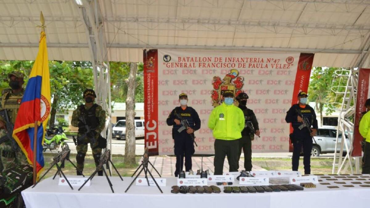 En Necoclí ubicaron un depósito con más de 1.600 cartuchos