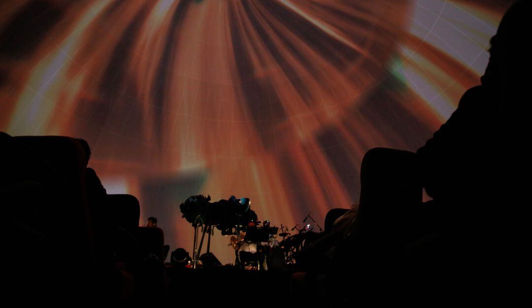 Show láser Planetario de Bogotá