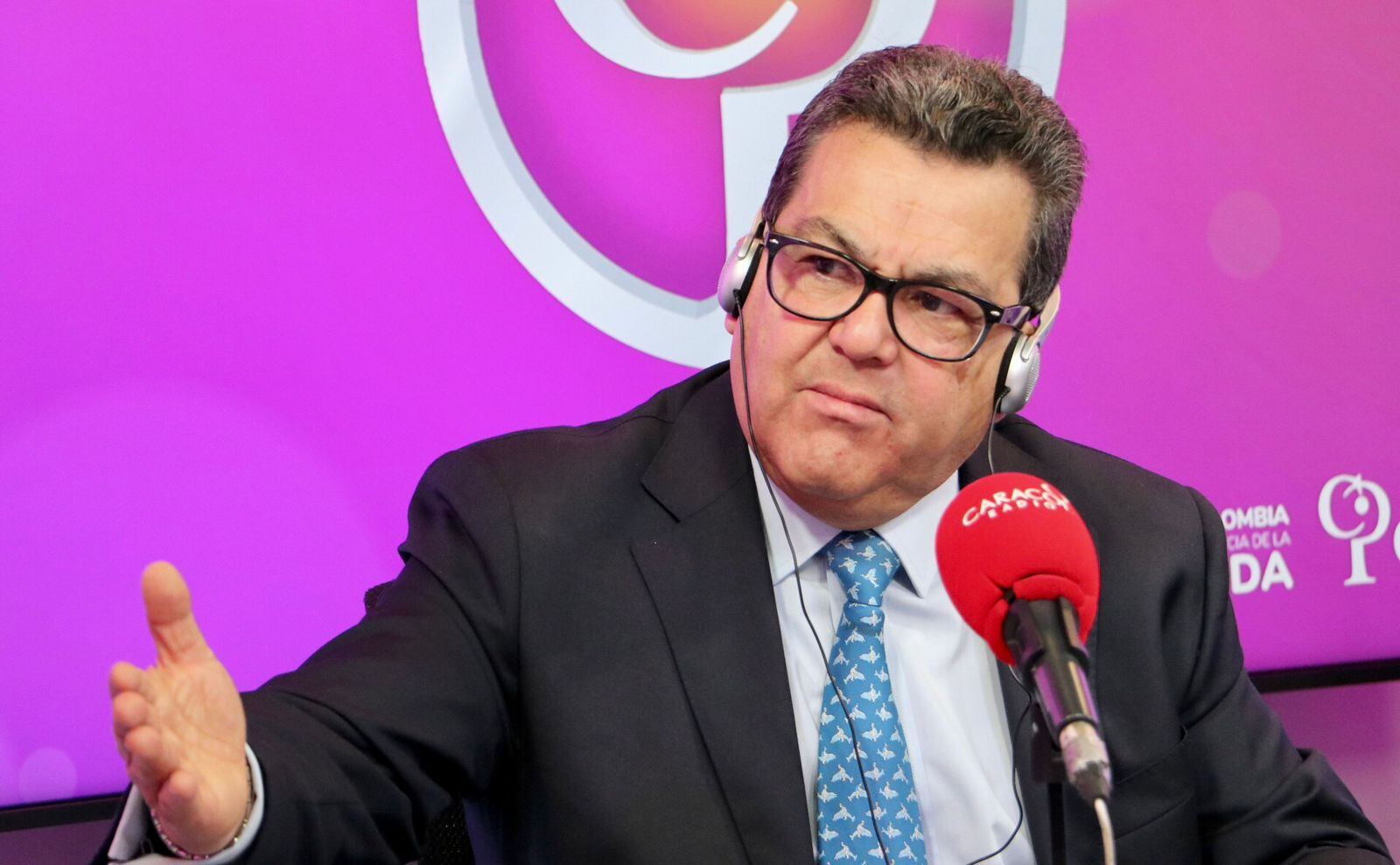 Jaime Dussan, presidente de Colpensiones. Foto: Caracol Radio.