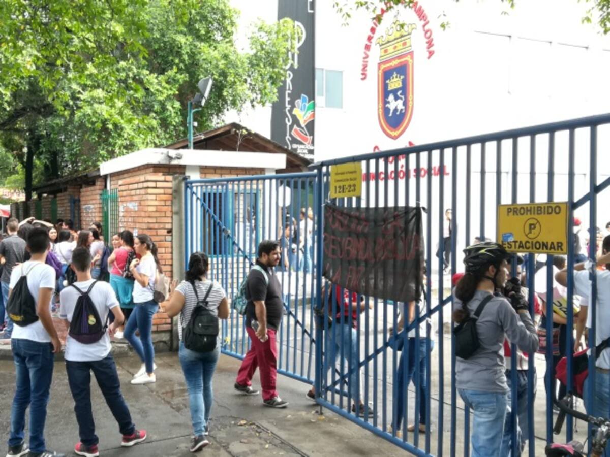 Líderes estudiantiles de Universidad de Pamplona aseguran que están siendo intimidados