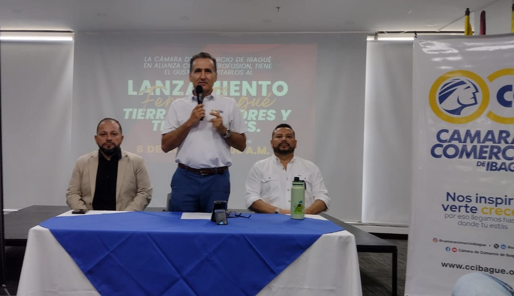 Presidente ejecutivo de la Cámara de Comercio de Ibagué, Carlos Hernando Enciso