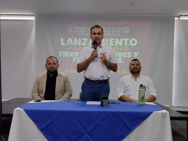 Presidente ejecutivo de la Cámara de Comercio de Ibagué, Carlos Hernando Enciso