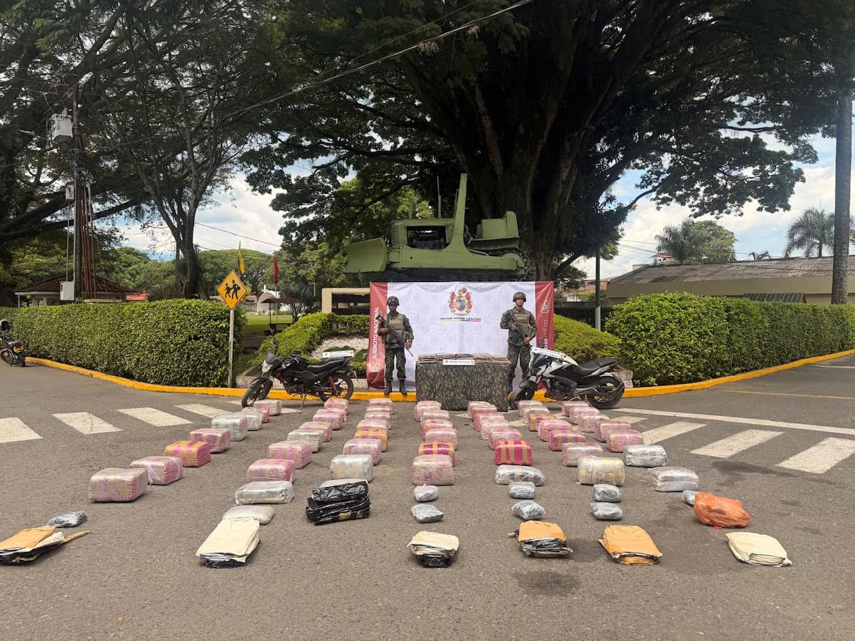 Disidencias Farc pierden media tonelada de marihuana en Florida, Valle: duro golpe del Ejército
