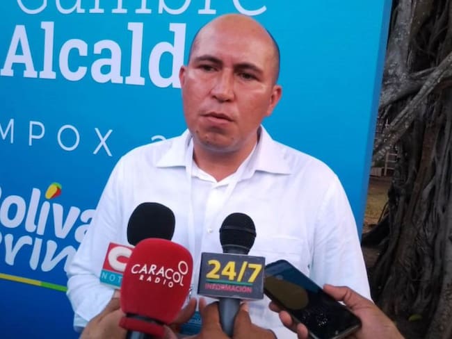 Controles por anuncio de paro armado en Santa Rosa del Sur, Bolívar