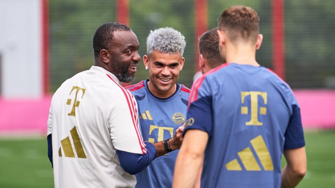 Luis Díaz llegó a la pretemporada del Bayern Múnich