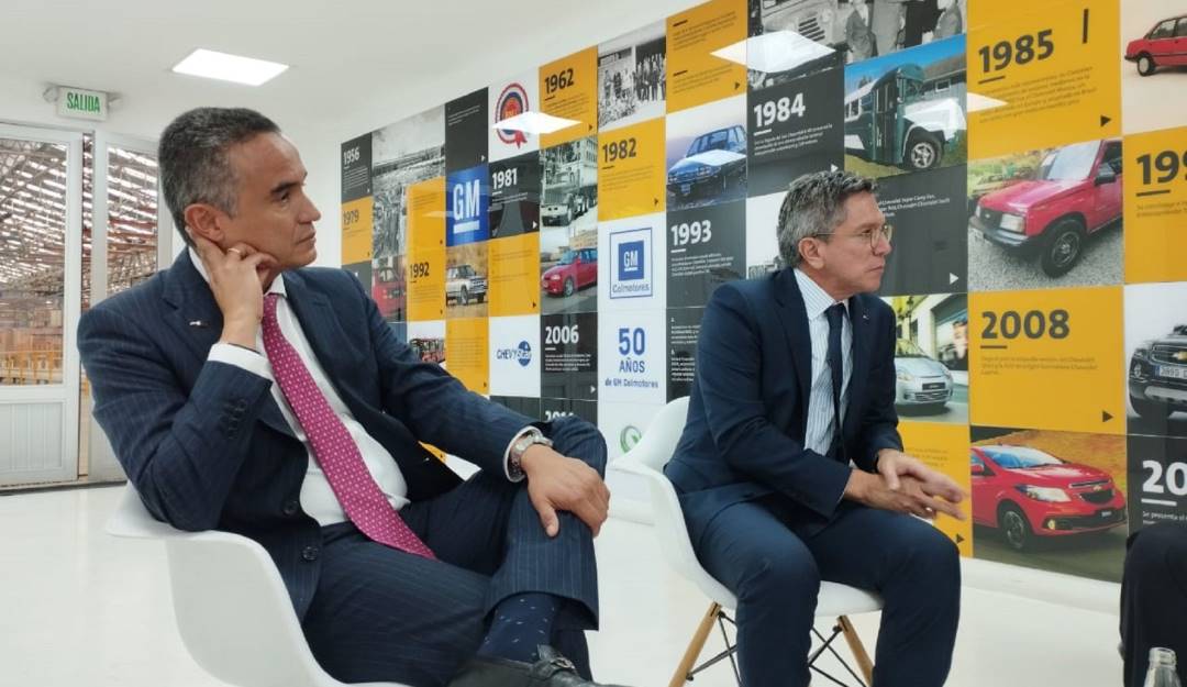 Anuncio de ensamblaje del Chevrolet Joy en Colombia. Foto: Caracol Radio. 