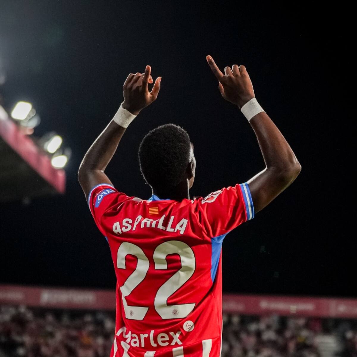 VIDEO | Doblete de golazos de Yaser Asprilla en el triunfo de Girona: fue la gran figura del partido