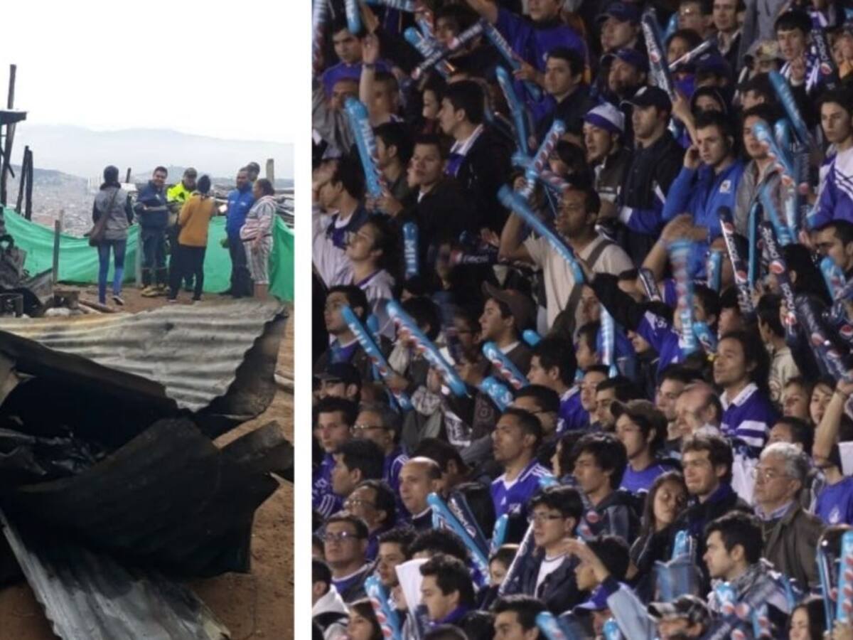 En medio de la tragedia, hincha de Millonarios recibió una gran alegría