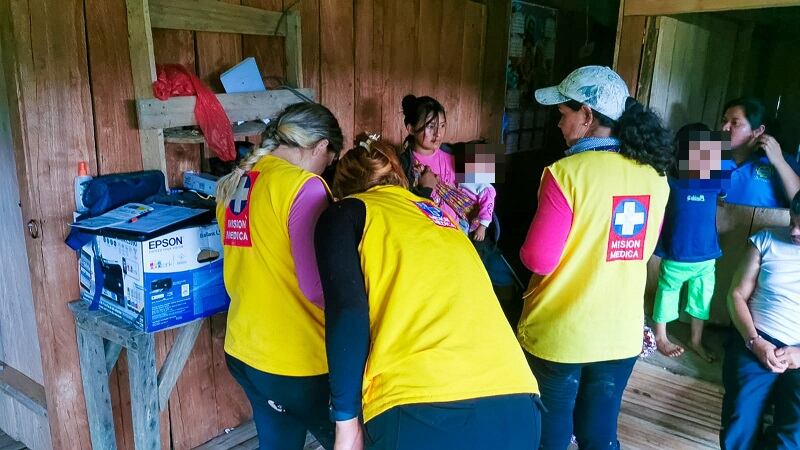 Atención médica indígenas Urrao, Antioquia- foto alcaldía