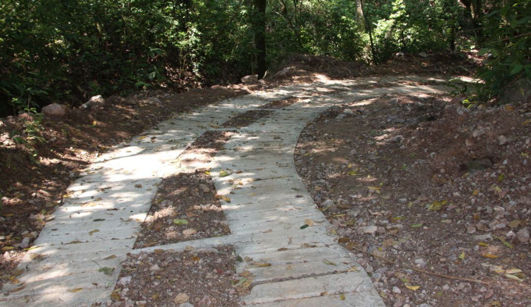 Vía en concreto, sistema de cinta o placa huella .