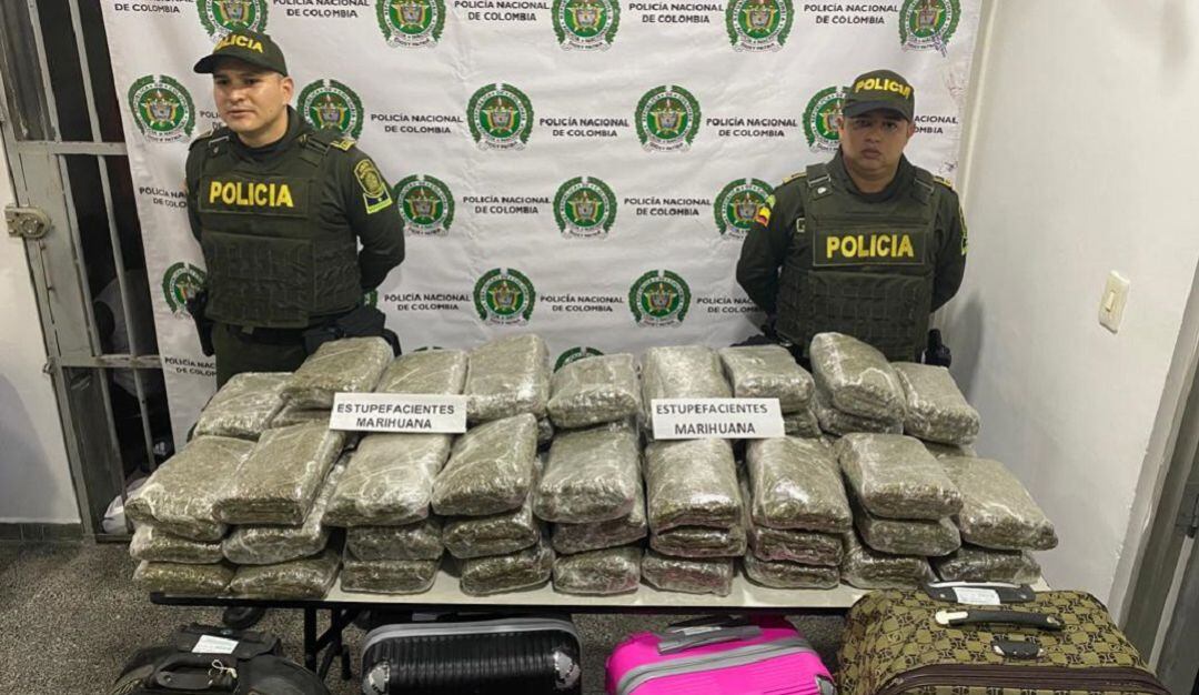 Incautación de marihuana