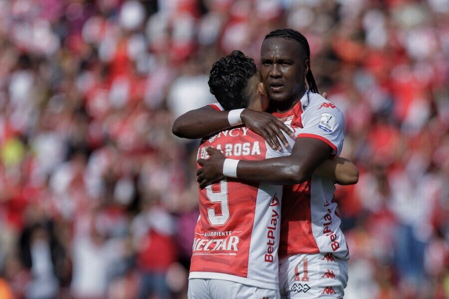 Hugo Rodallega comandó la victoria de Independiente Santa Fe / Colprensa