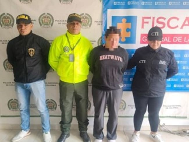María Antonia Zapata capturada en Calarcá, Quindío, Foto: Cortesía Policía, Quindío