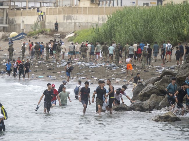 CEUTA, SPAIN - JULY 3. Imagen tomada de Getty Imagenes (Crédito: Anadolu / Colaborador)
