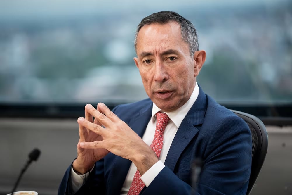 Ricardo Roa en la sede de Ecopetrol, en Bogotá, Colombia, el 1 de abril.