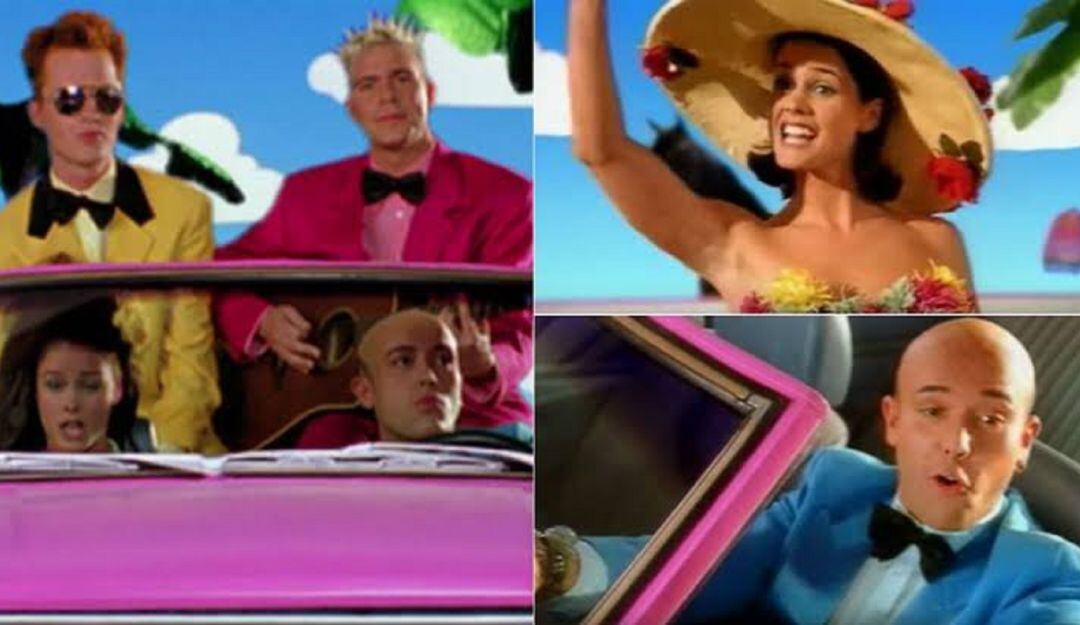 Escenas del videoclip ´Barbie Girl´ de Aqua. 