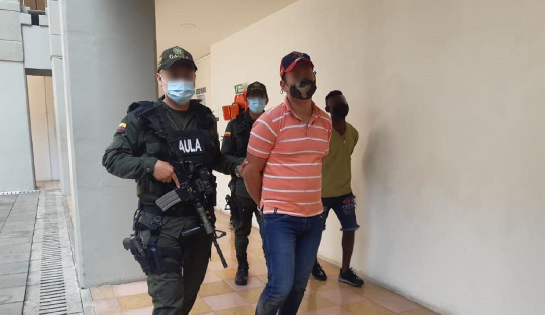 Los detenidos fueron enviados a la cárcel. 