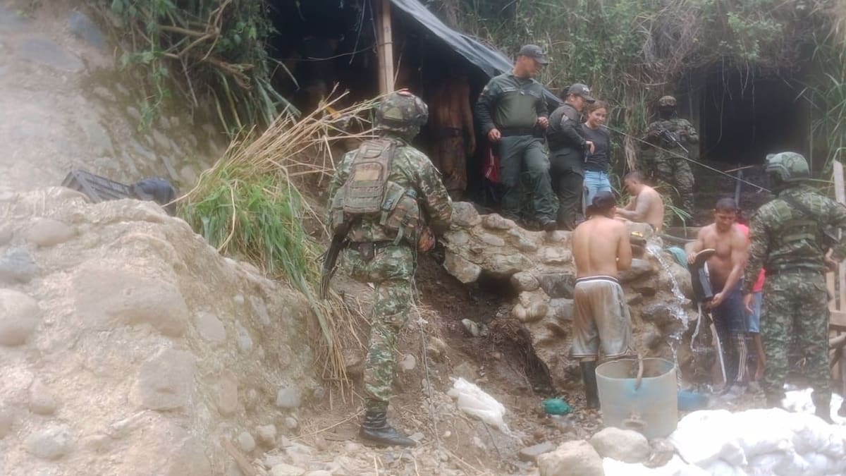 90 capturas se han reportado en lo corrido del 2025 por el delito de minería ilegal en Caldas