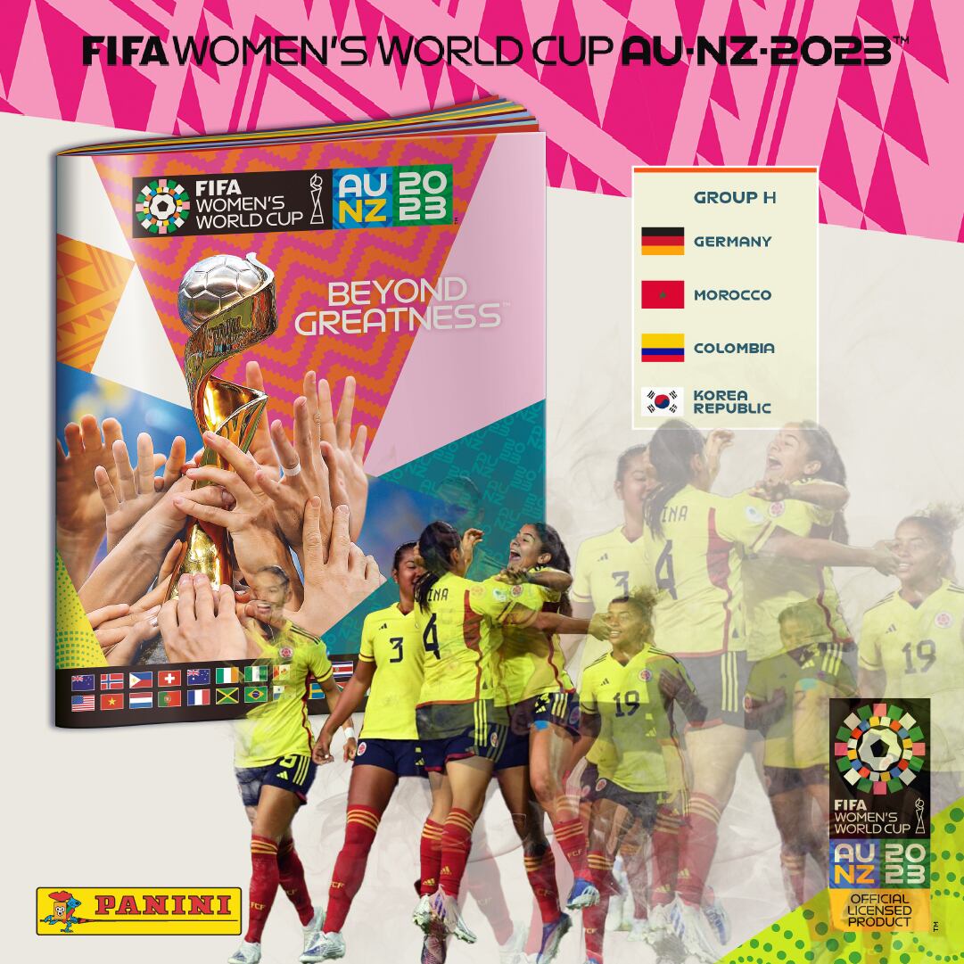 Álbum Mundial Femenino Australia/Nueva Zelanda. Twitter: @PaniniCol