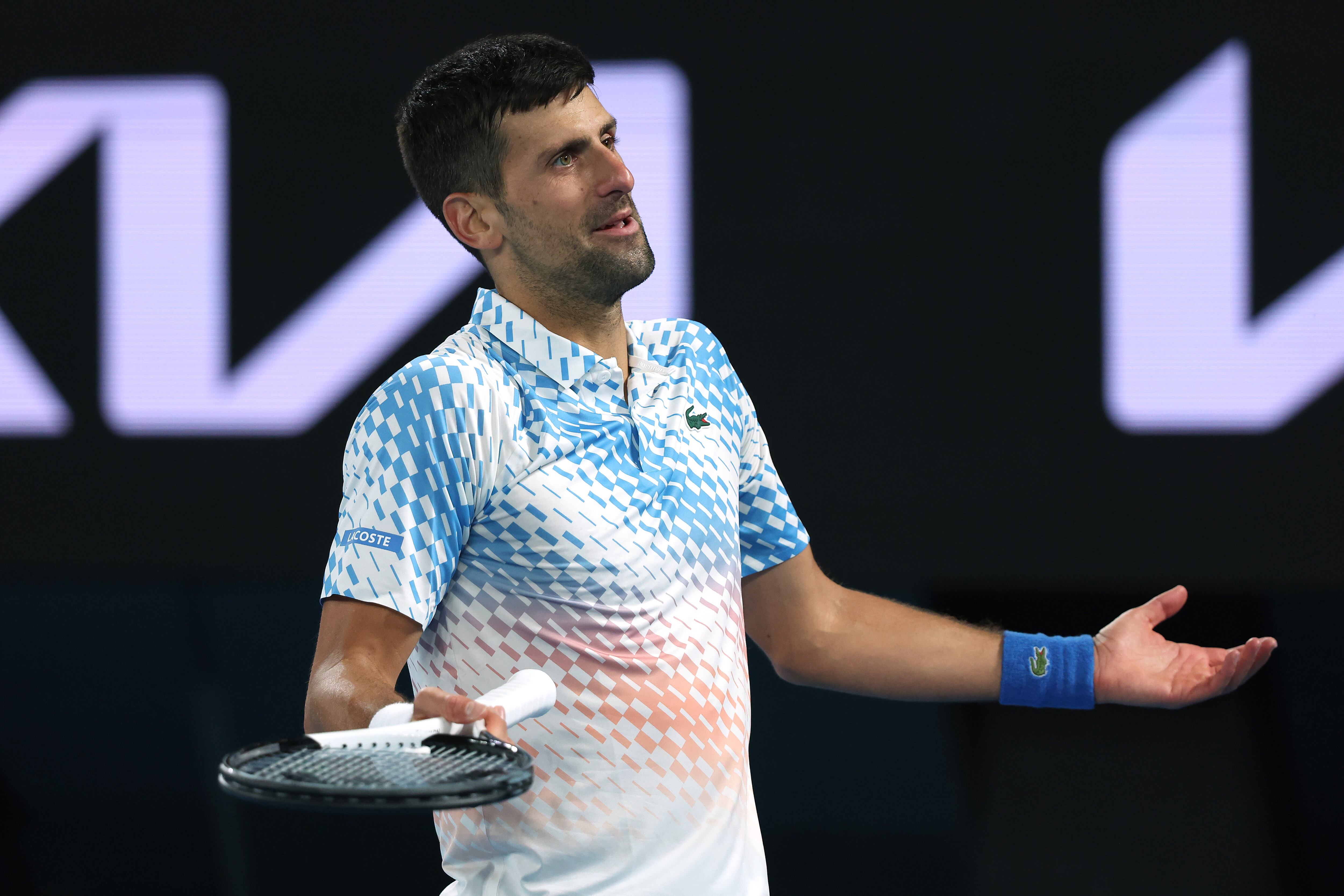 Novak Djokovic en el Abierto de Australia. (Photo by Mark Kolbe/Getty Images)
