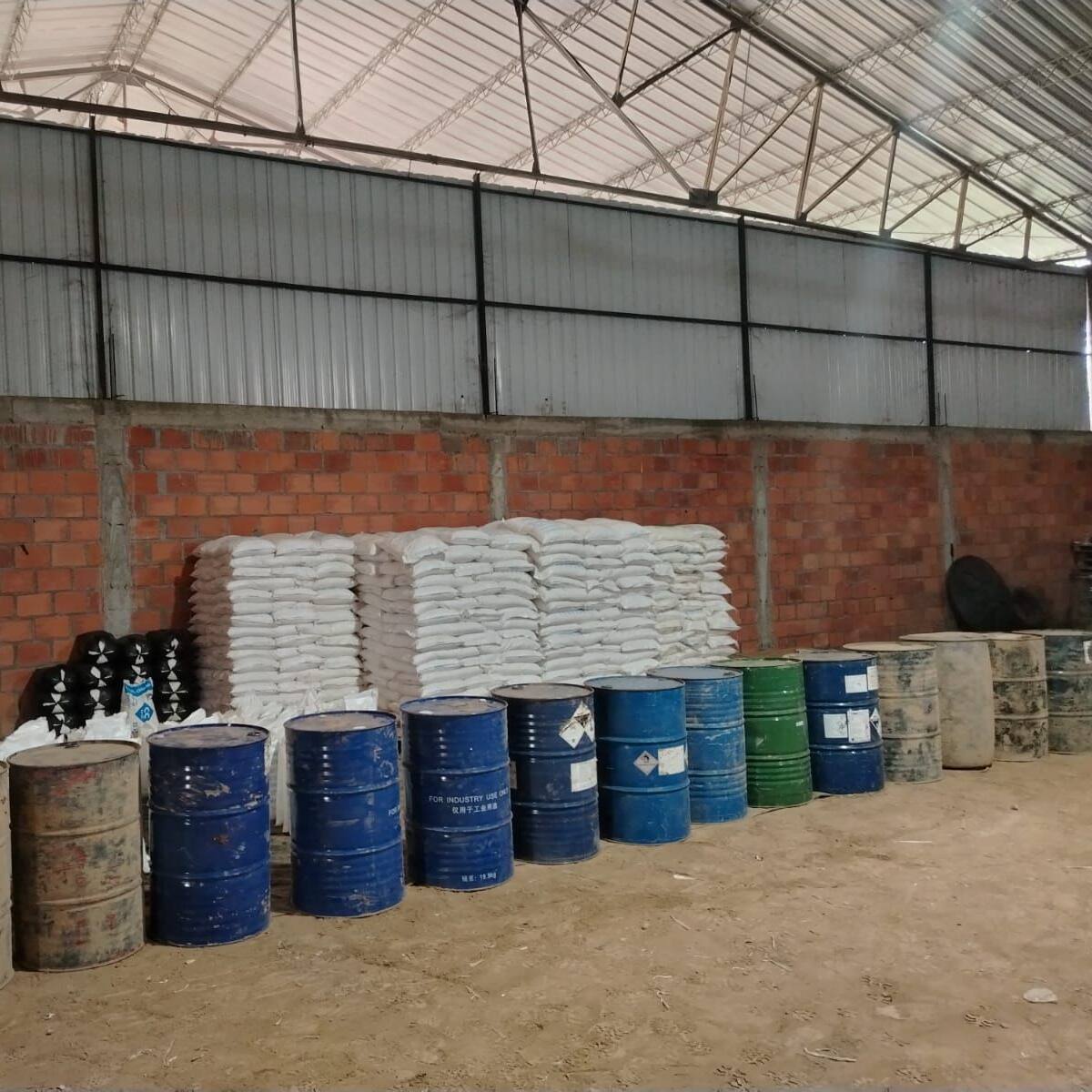 Golpe al narcotráfico: incautan más de 16 toneladas de insumos químicos en el Cesar