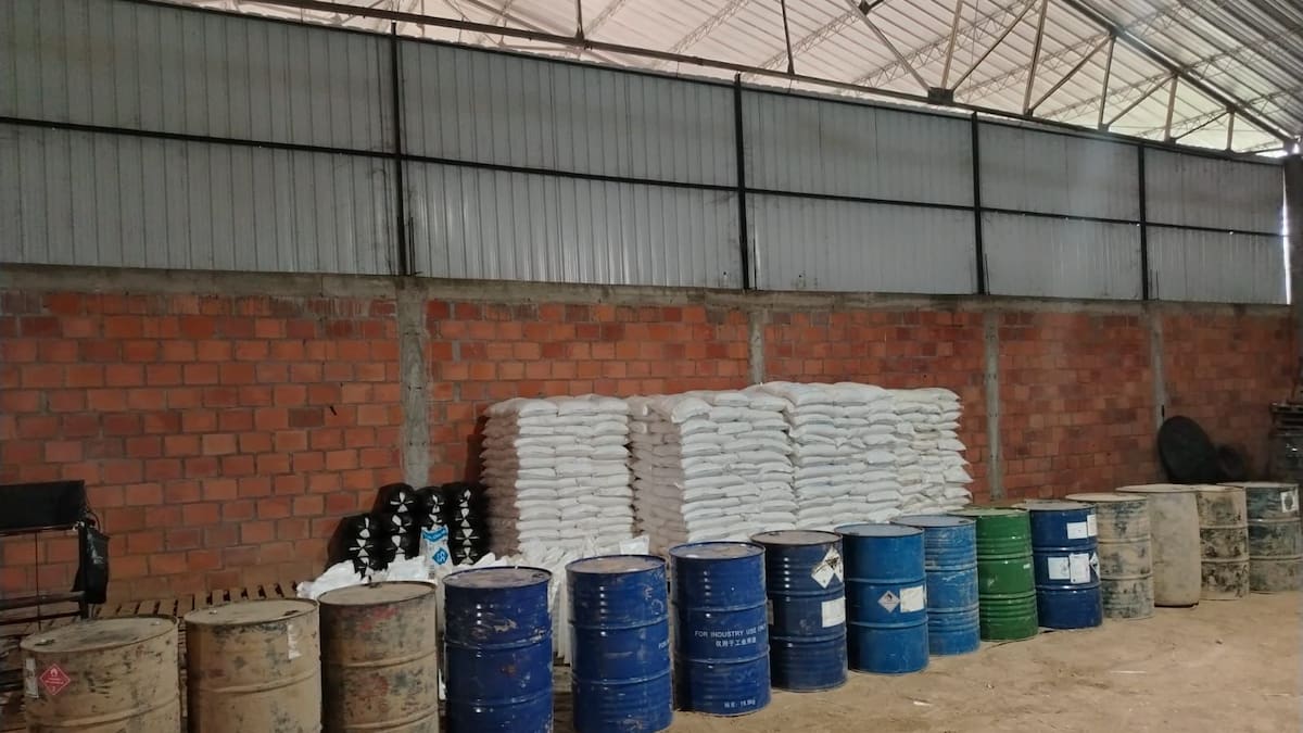 Golpe al narcotráfico: incautan más de 16 toneladas de insumos químicos en el Cesar