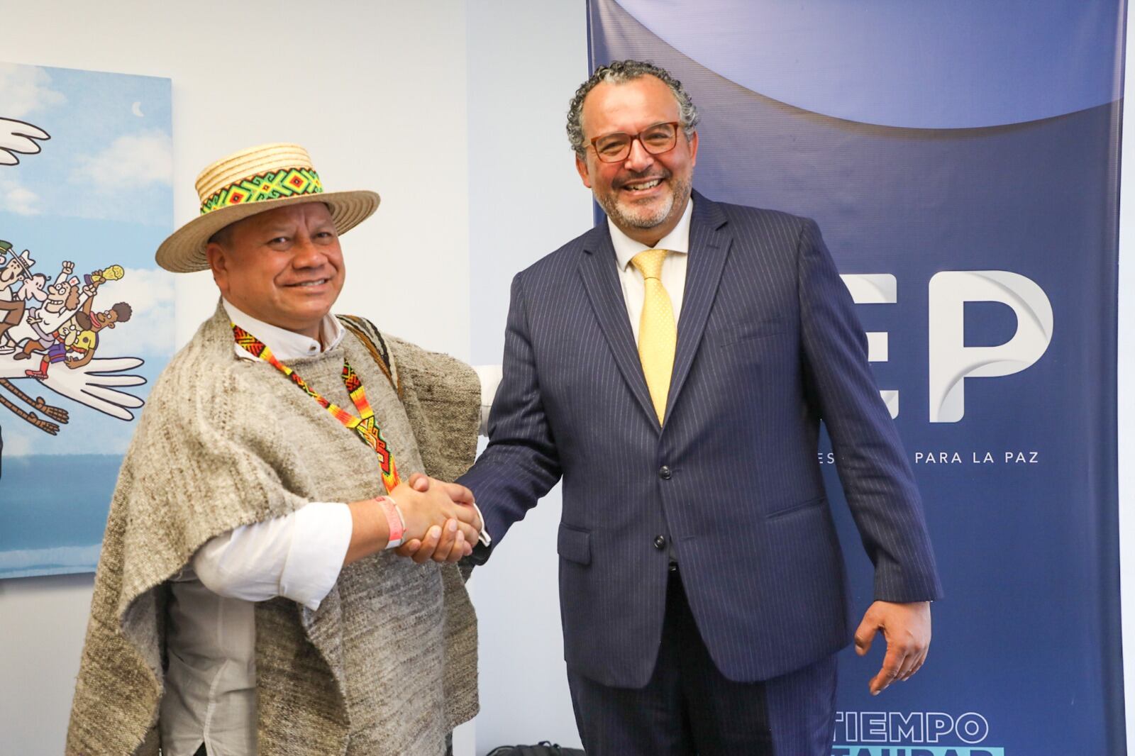 Convenio entre la JEP y la Unidad de Restitución de Tierras. Foto cortesía Nicole Acuña | JEP