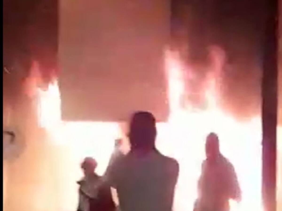 En protestas incineraron la alcaldía de Cajibío en Cauca