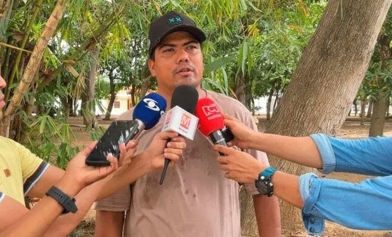 Foto: Carlos Beleño, hijo de una de las víctimas del triple homicidio. Cortesía.