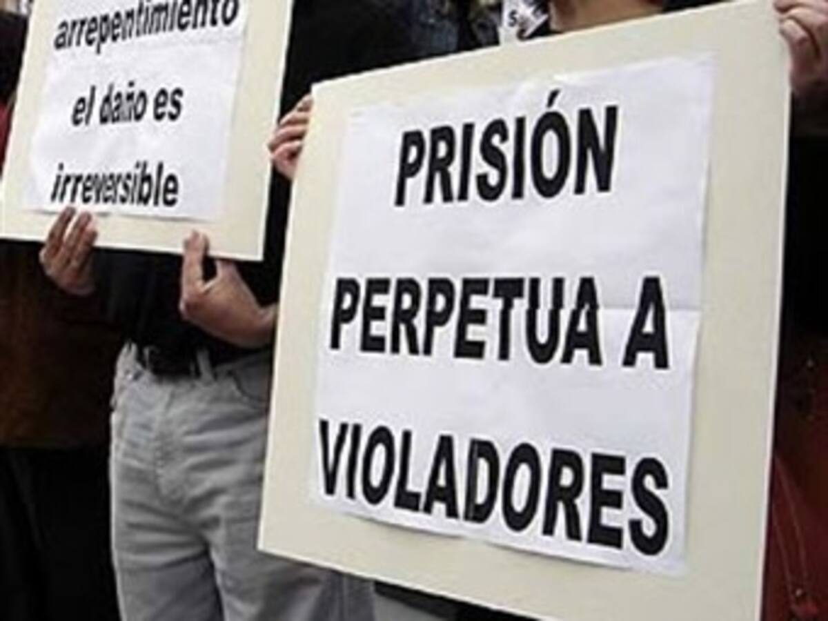 Anuncian tutela para abrir paso a cadena perpetua para violadores