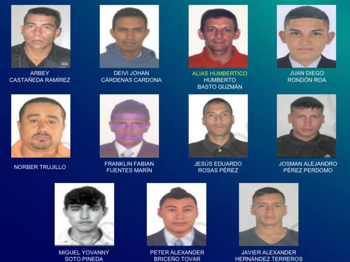 Confirman la captura de 4 de los 11 delincuentes más buscados de Ibagué
