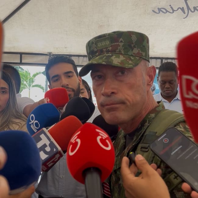 Desde Cali, comandante del Ejército confirma llegada de 2.800 soldados a Jamundí y norte del Cauca