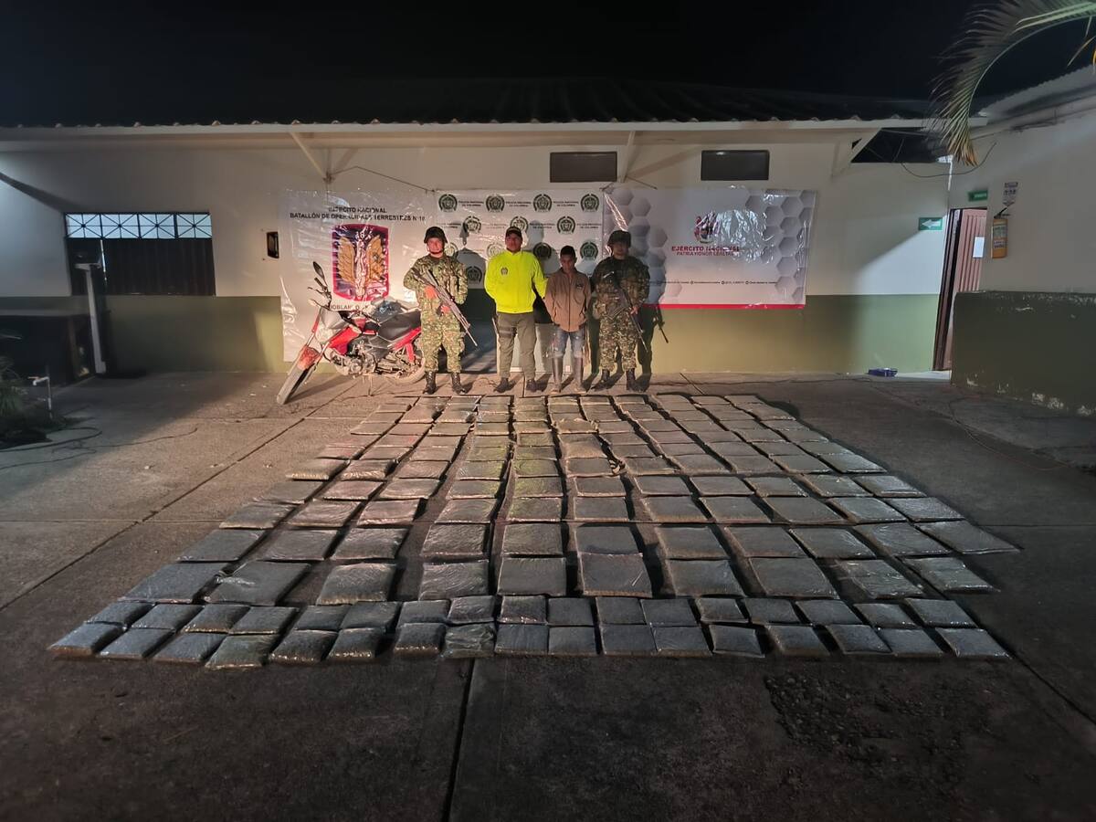 Incautan cargamento de marihuana en vías del sur del Tolima