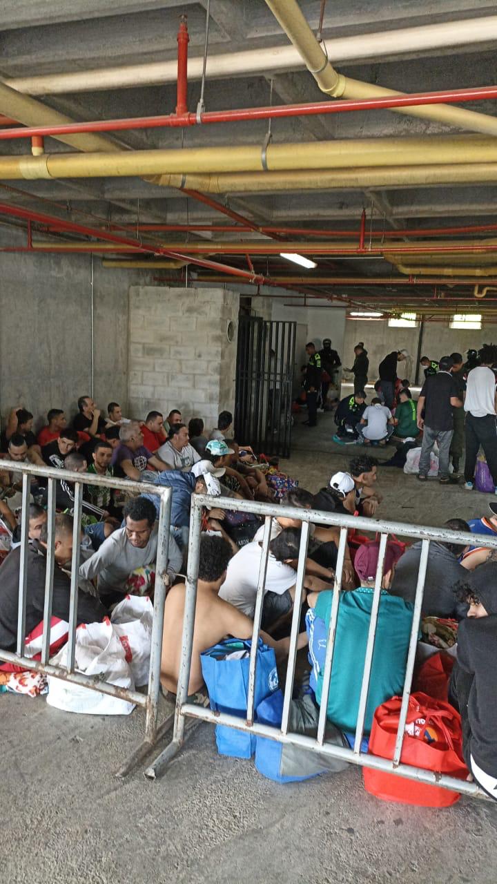 Hacinamiento Calabozos de Medellín- foto personería