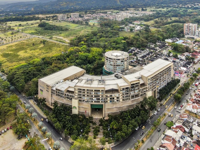 El único centro comercial de Colombia que tiene un ‘bosque tropical’: Es a 120 km de Bogotá. Crédito: Sainc Ingenieros Constructores
