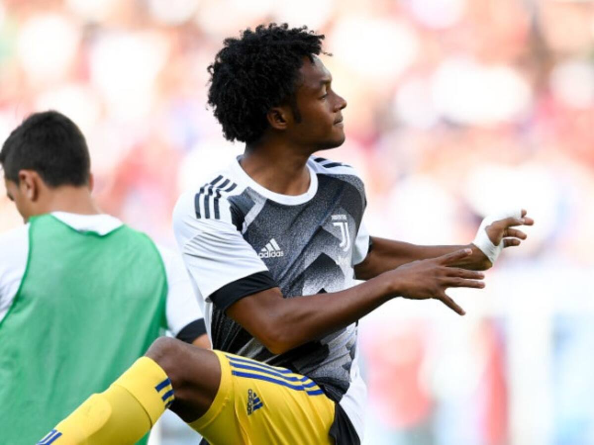 Cuadrado regresó a los entrenamientos de la Juventus