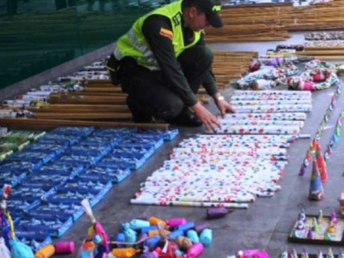 Sanción entre dos a veinte salarios mínimos, a quien manipule pólvora