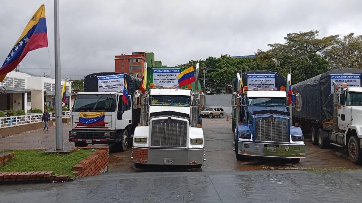 Más de dos mil toneladas de ayudas humanitarias han salido desde Norte de Santander y el Táchira